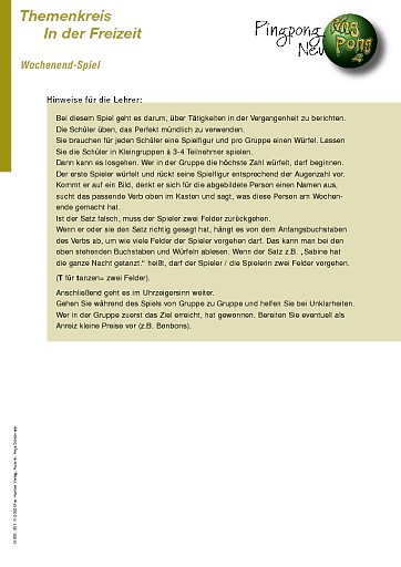 Wochenend-Spiel
