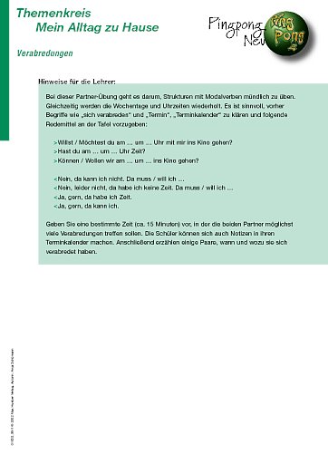 Verabredungen