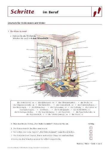 Deutsch für Malerinnen und Maler*