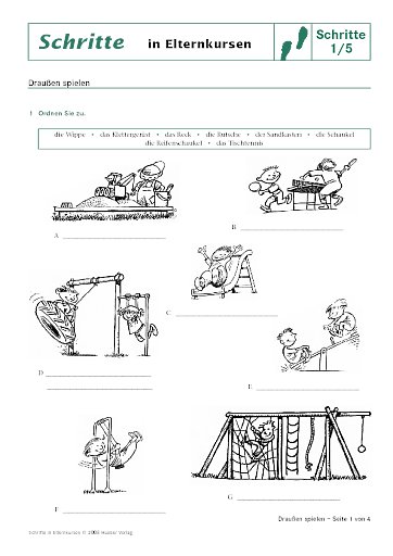 Lektion 5: Draußen spielen