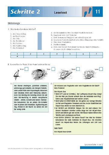 Lektion 11: Unterwegs