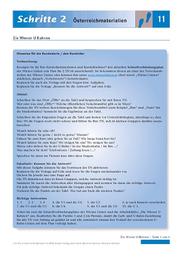 Orientierung in Wien