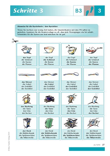 Kopiervorlage zu Lektion 3, B3