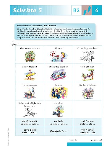 Kopiervorlage zu Lektion 6, B3