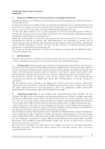 Lehrerhandbuch: Einführung