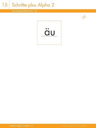 Buchstabenkärtchen: äu