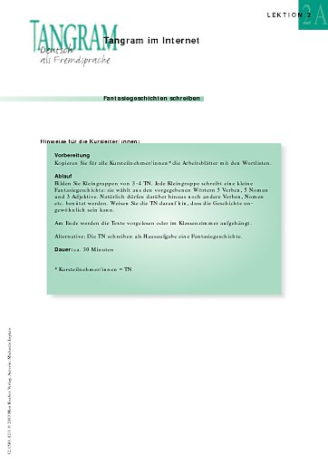 Fantasiegeschichten schreiben