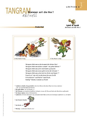 Kinderlied: Morgens früh um sechs ...