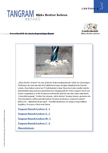 Dicke Bretter bohren