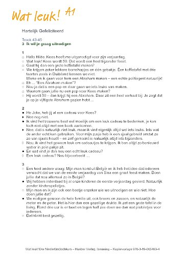 Hartelijk Gefeliciteerd