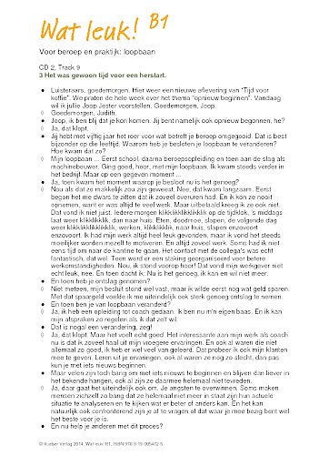 Voor beroep en praktijk: loopbaan